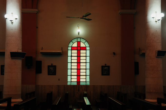 Detalles del interior del templo
